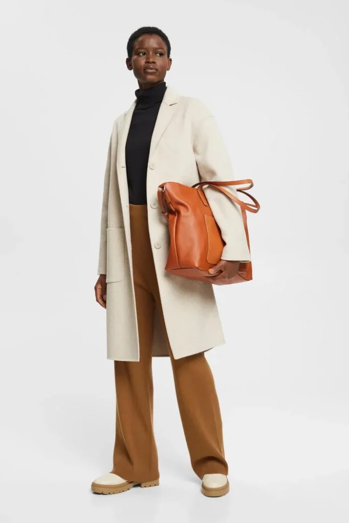 manteau laine femme esprit