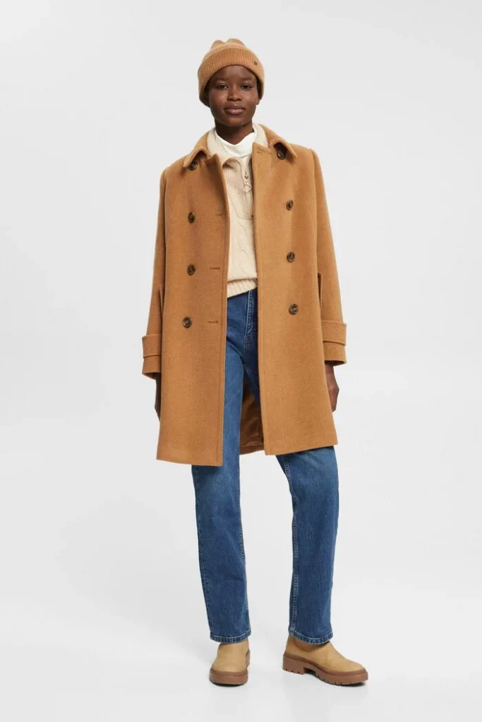 manteau laine femme esprit