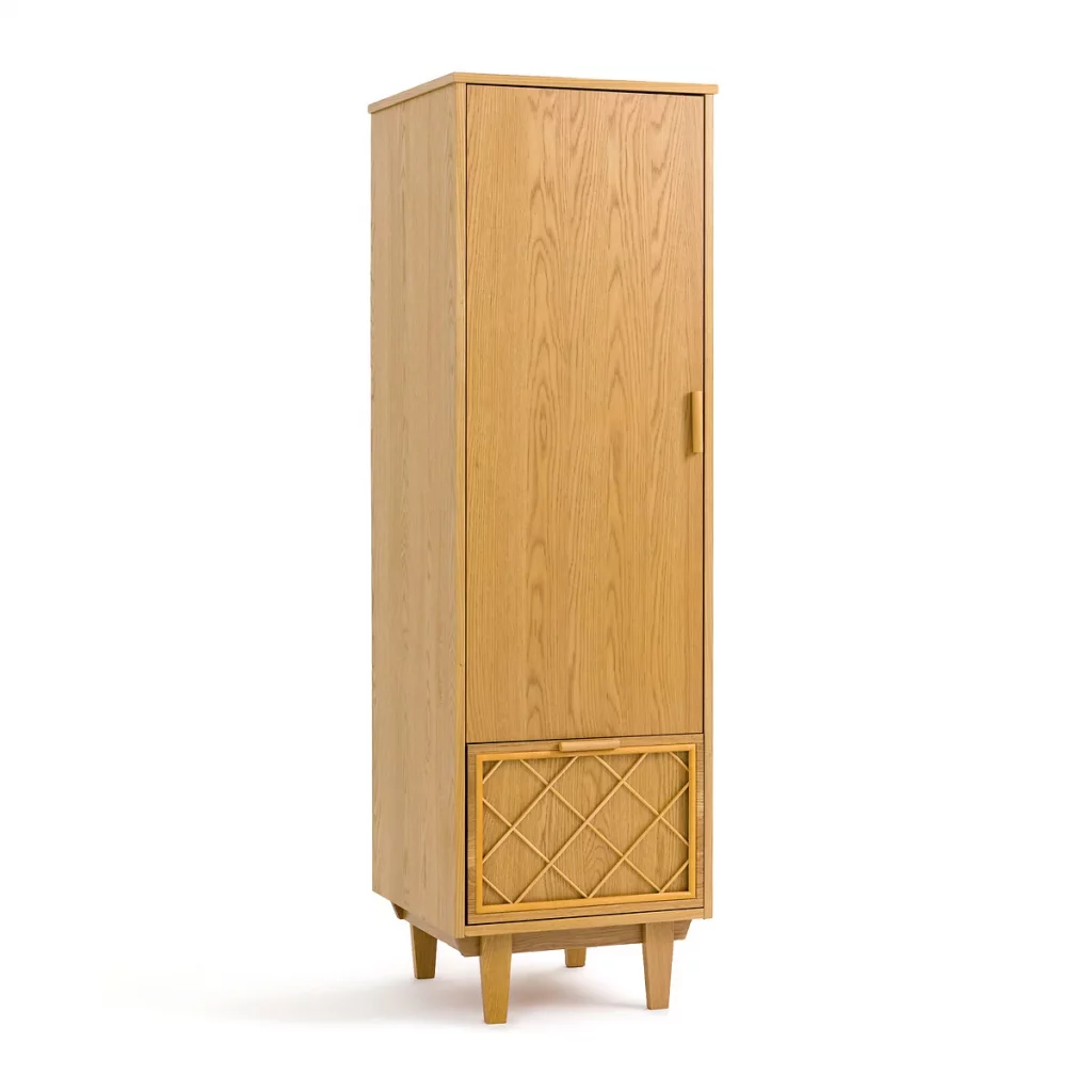 armoire penderie la redoute bois rotin