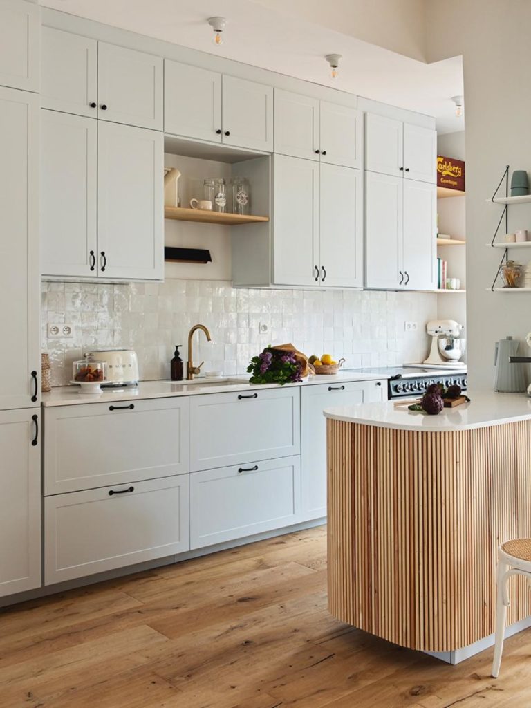 cuisine ikea plum living gris