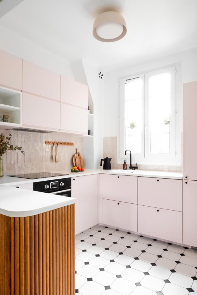 cuisine ikea plum living rose