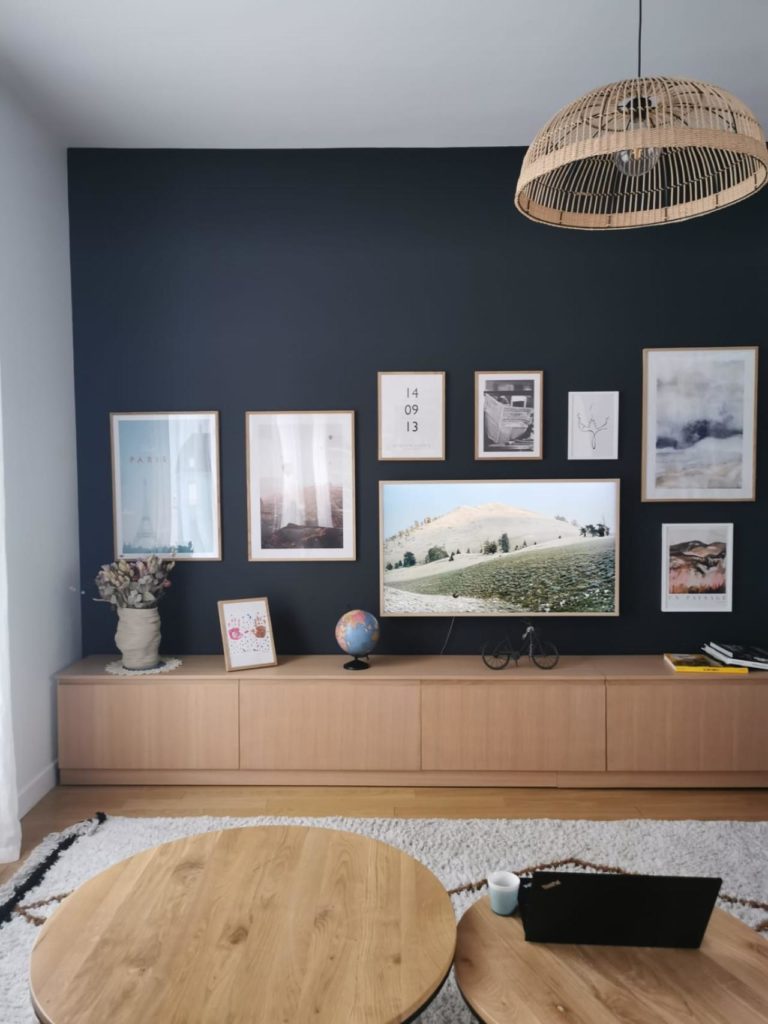 enfilade buffet bas meuble tv chene ikea plum