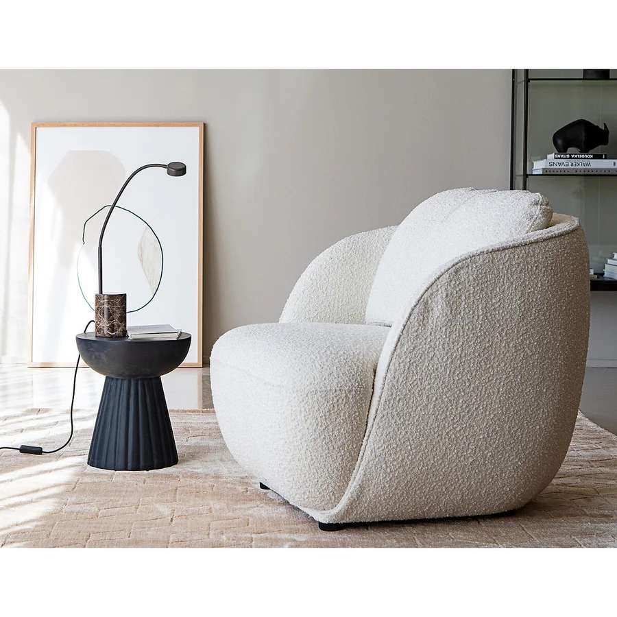 fauteuil boule bouclette