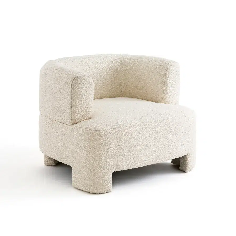 fauteuil vintage bouclette