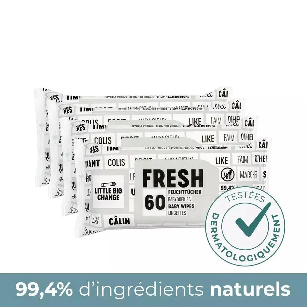 lingettes bebe biodegradables