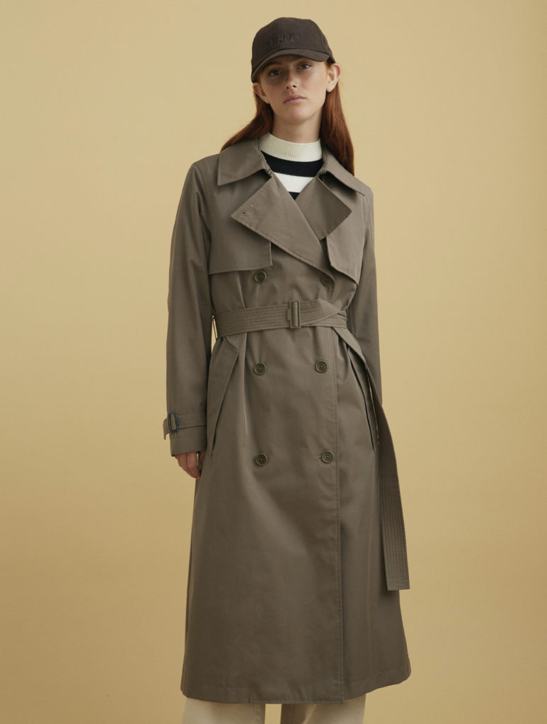 trench long impermeable aigle
