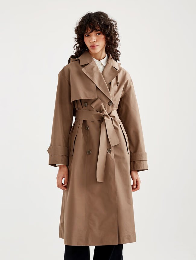 trench long impermeable aigle