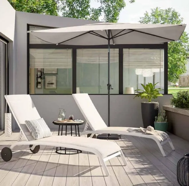 parasol inclinable pas cher