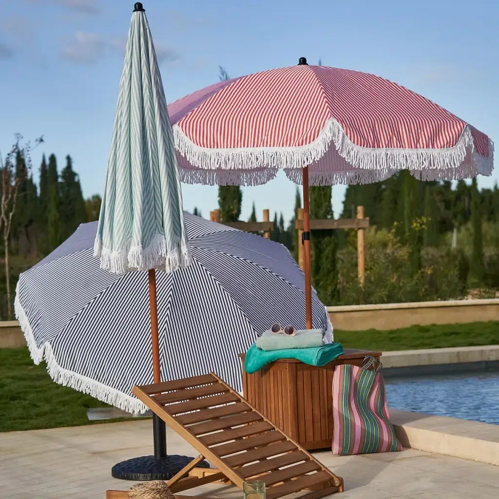 parasol vintage franges
