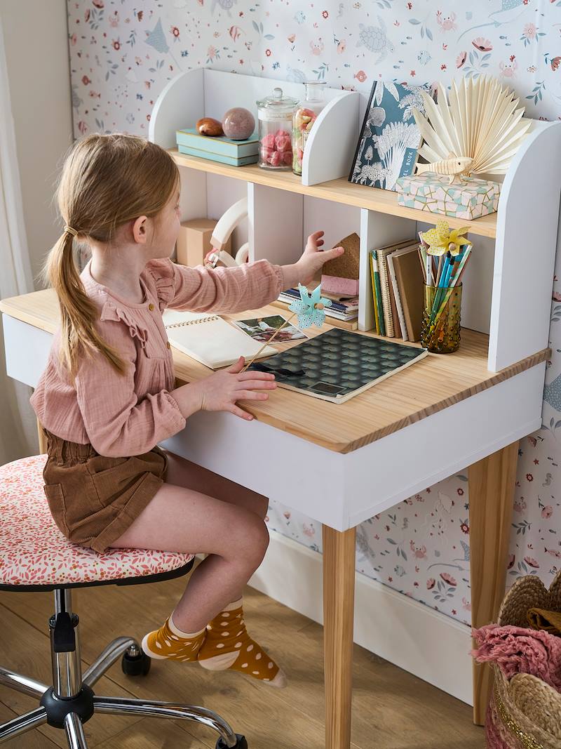 Chaise de bureau primaire à roulettes Vertbaudet