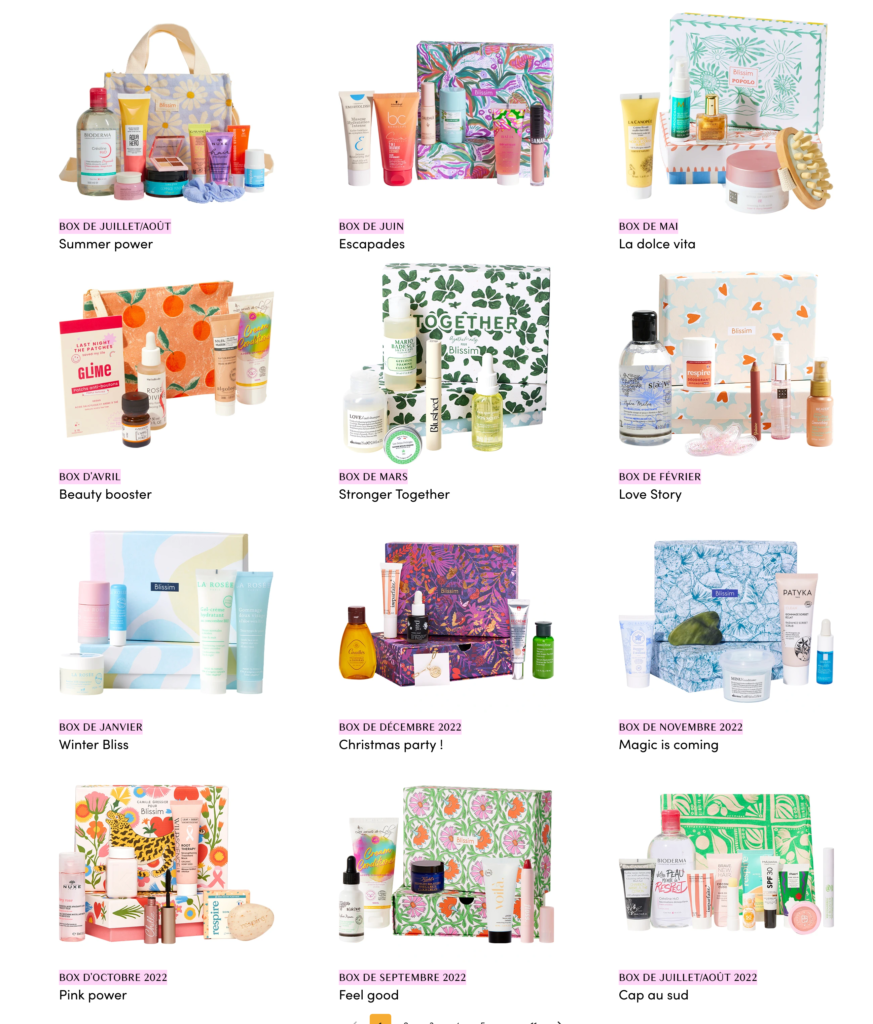 box beaute blissim