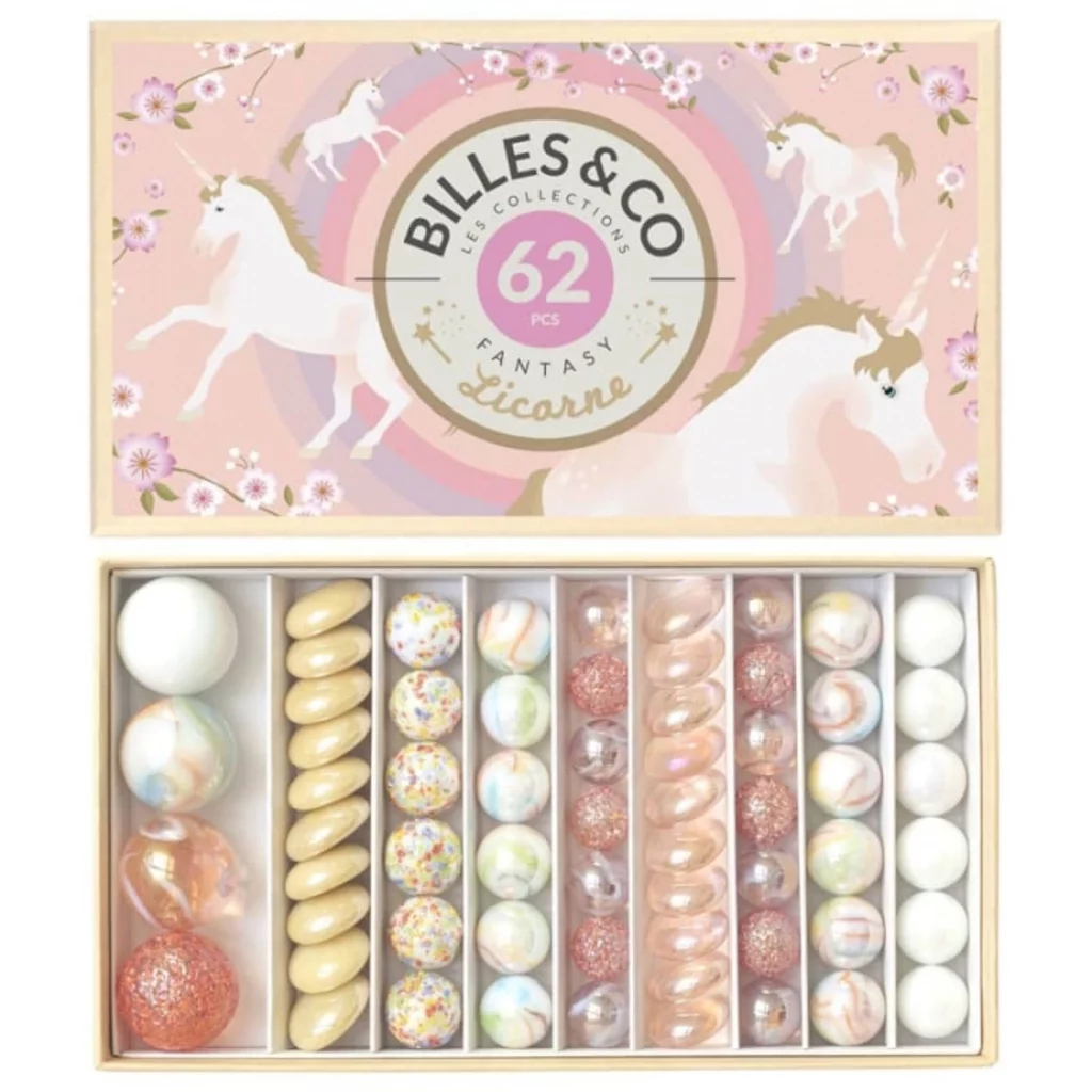 Coffret de billes Licorne Billes Co