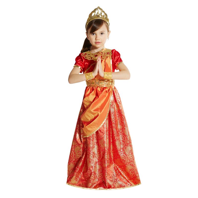 deguisement fille princesse asiatique cambodgienne
