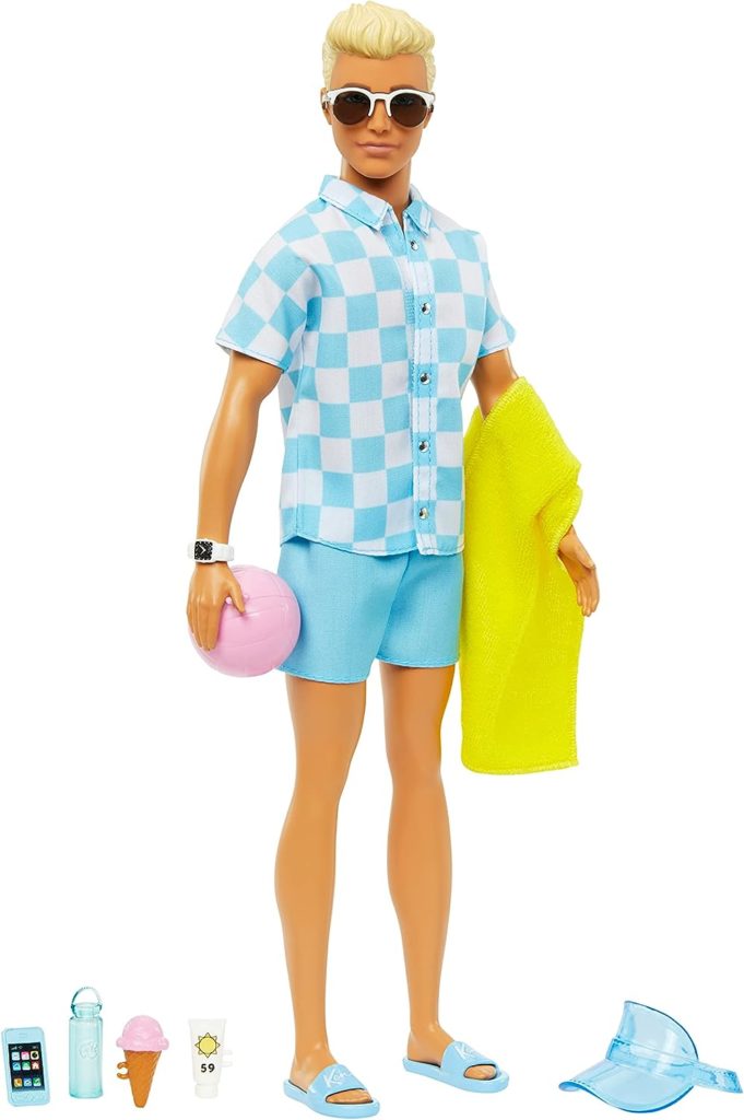 ken a la plage barbie poupee