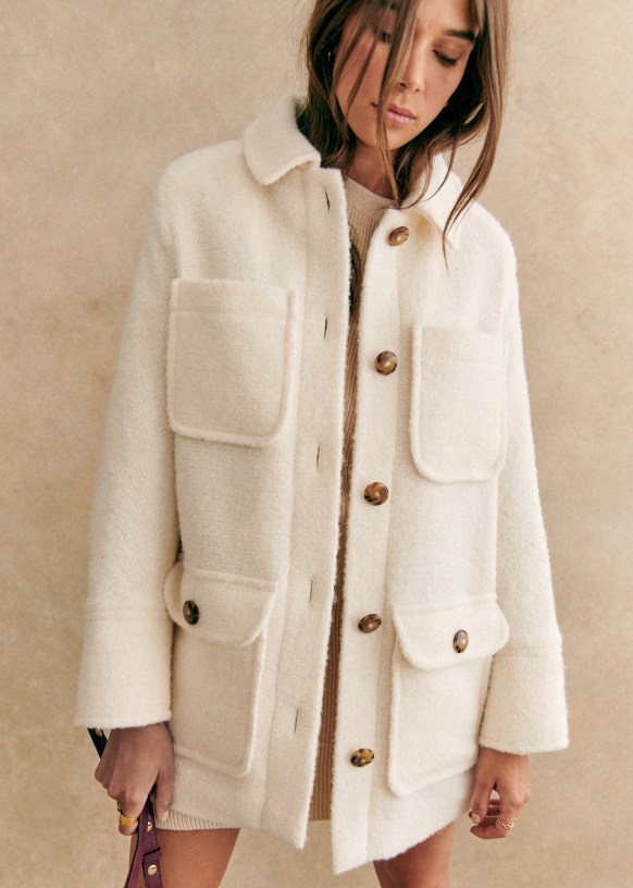 manteau chaud femme sezane