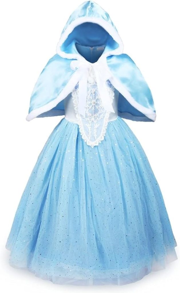 robe cape velours reine des neiges