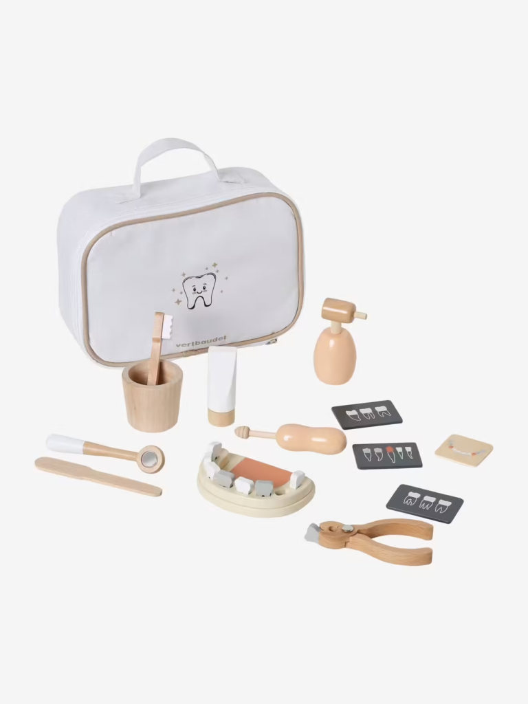 Bois Faire semblant de jouer Jouet Kit de maquillage Sac cosmétique Docteur  Imitation Jeu Jeu Jeu Jouets Pour Filles Et Garçons Intérêt Développement  Cadeau