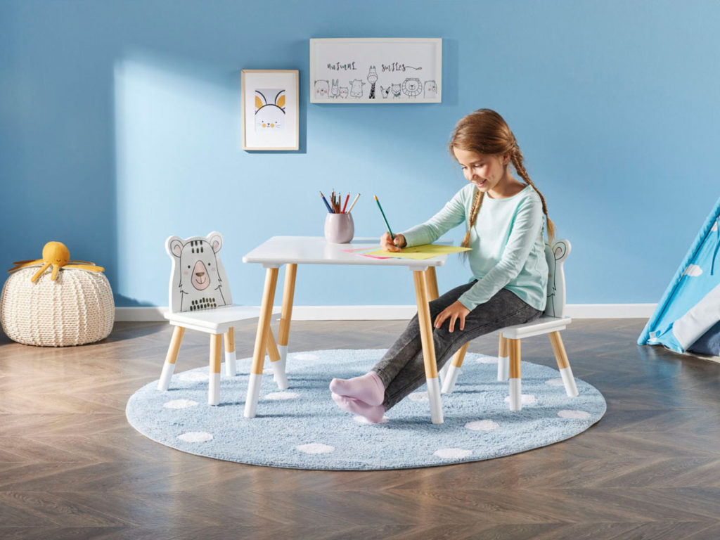 table chaises bois lidl enfant