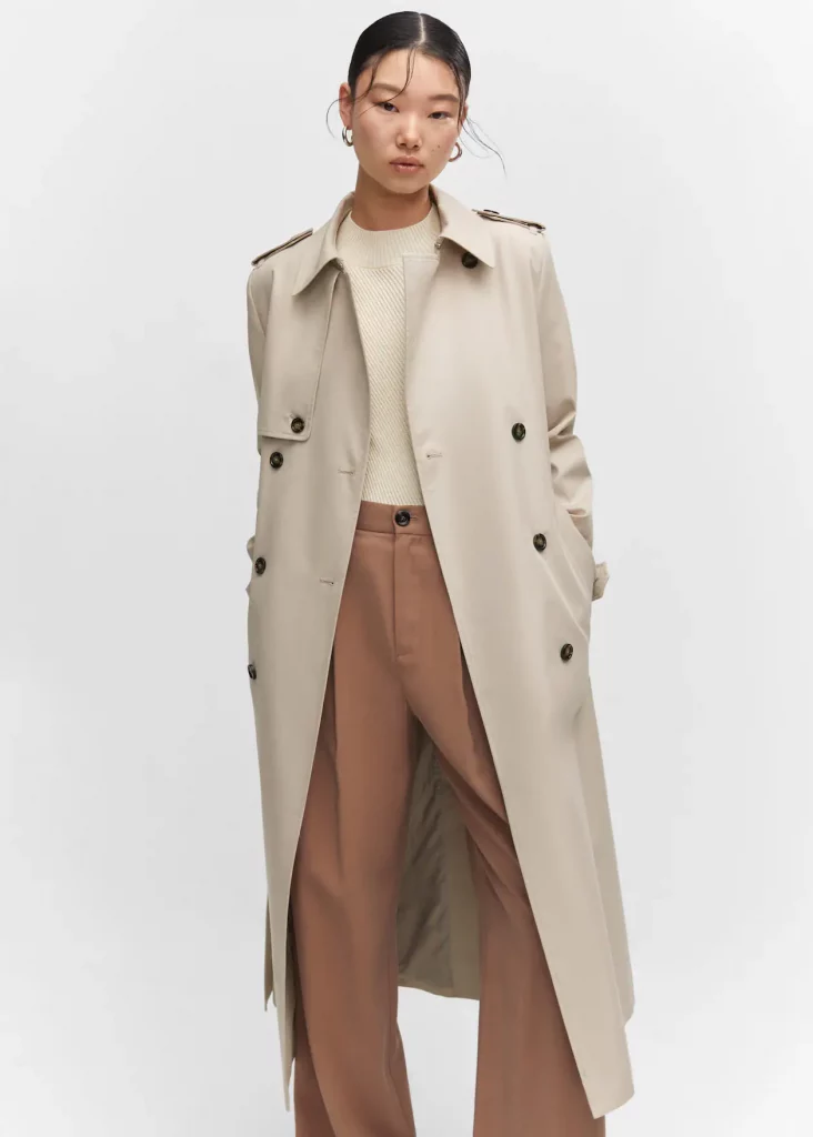 trench femme mango