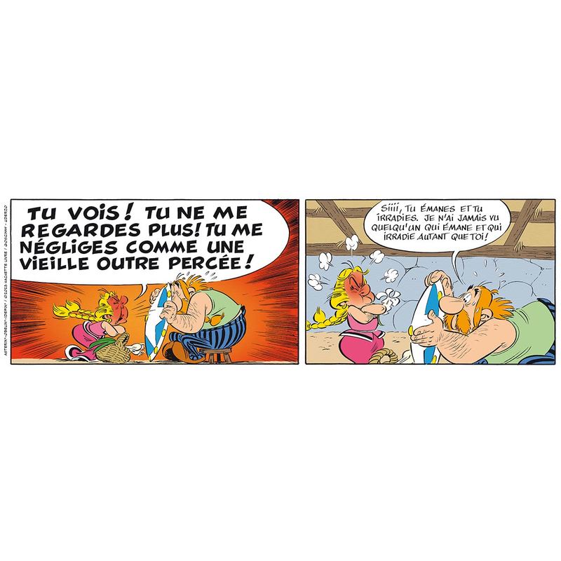 bd asterix iris blanc extrait