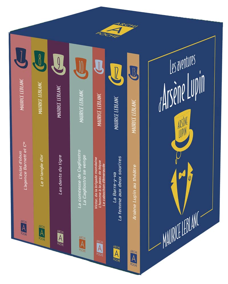 coffret livres arsene lupin