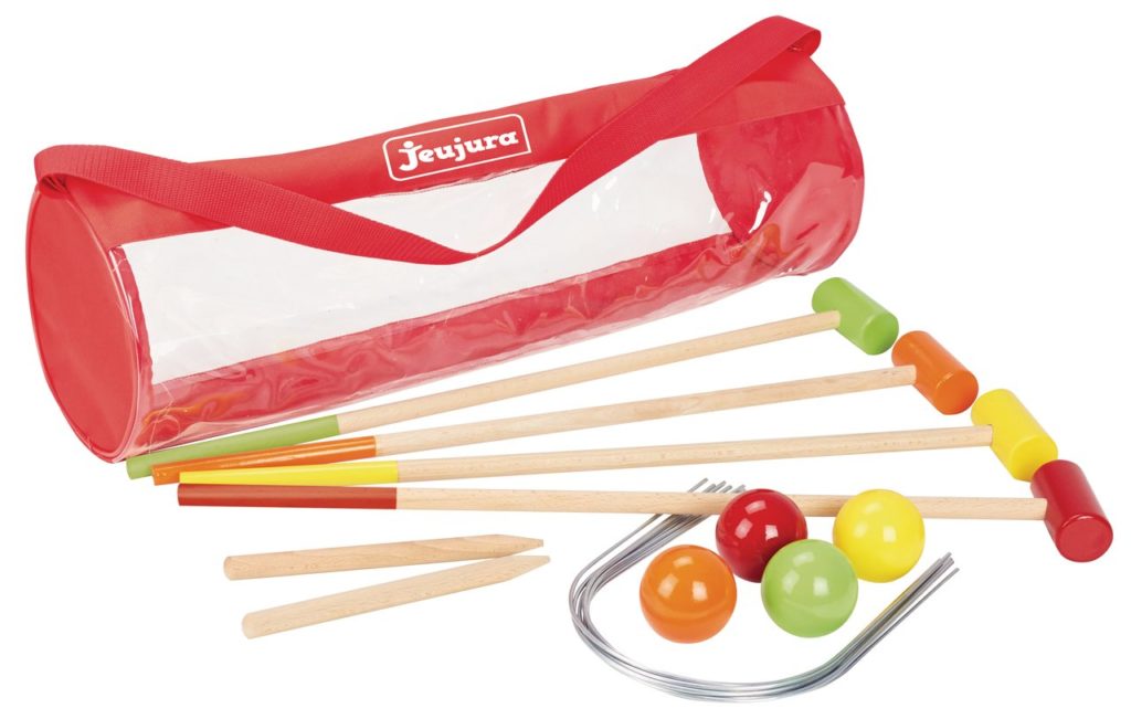 jeu de croquet bois sac jeujura