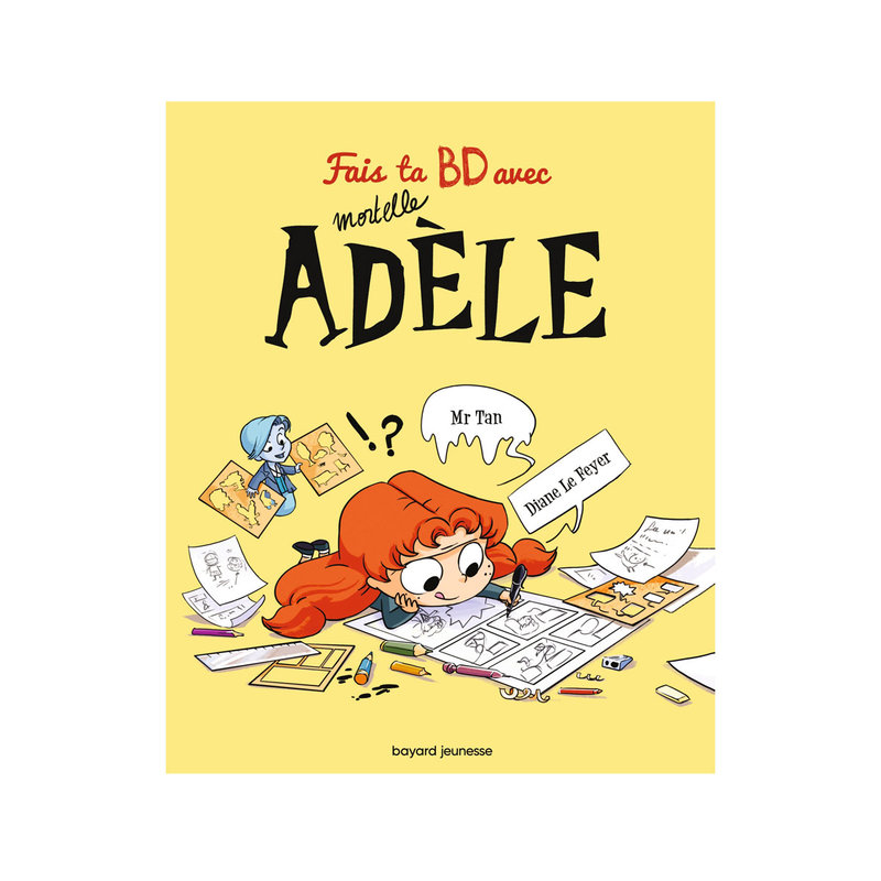 livre fais ta bd avec mortelle adele