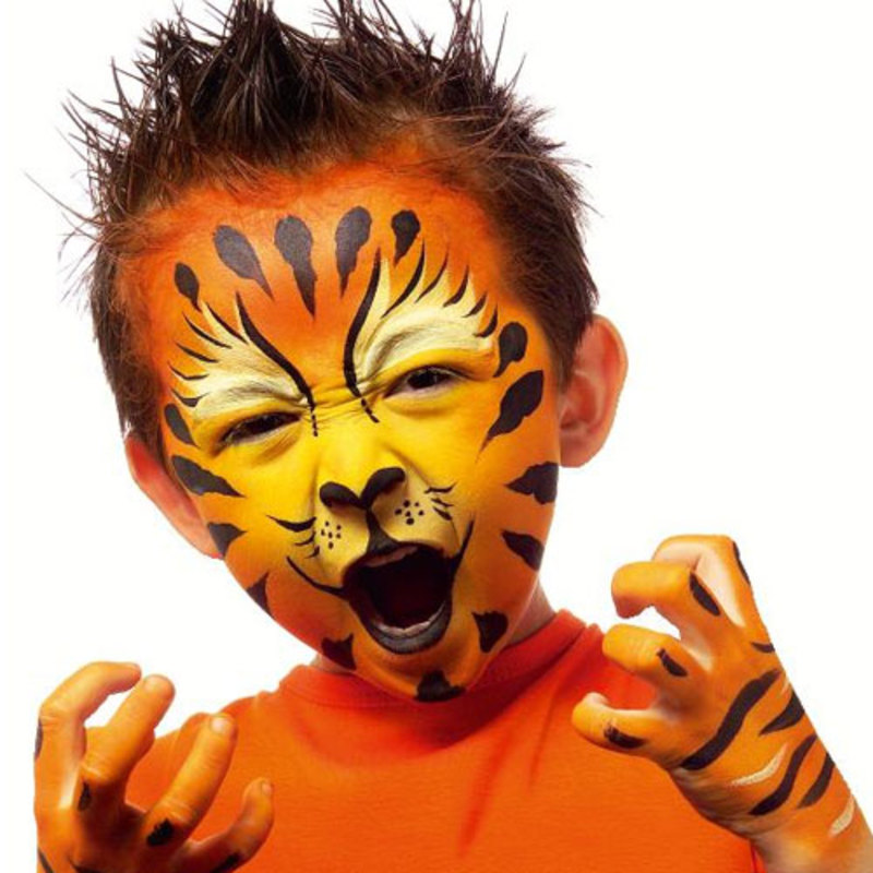 maquillage enfant tigre palette maquillage carnaval