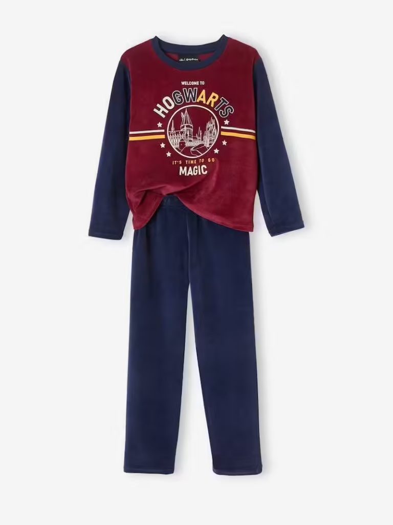 pyjama garcon en velours harry potter