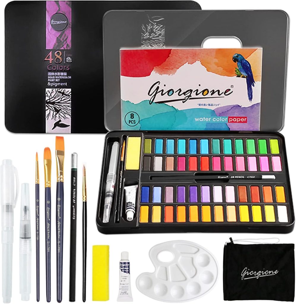 set peinture aquarelle coffret cadeau