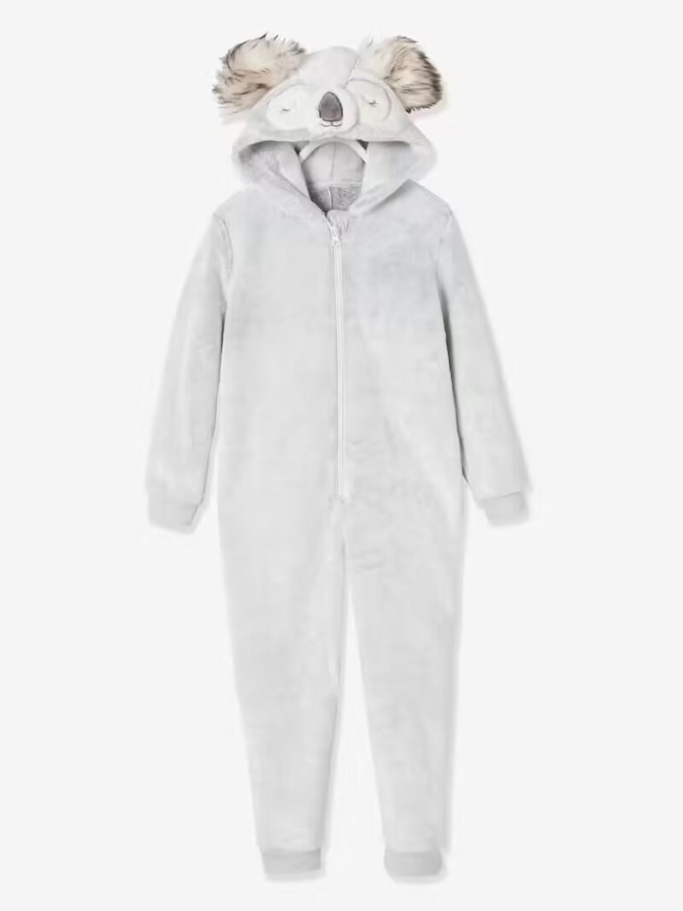 surpyjama koala en velours enfant