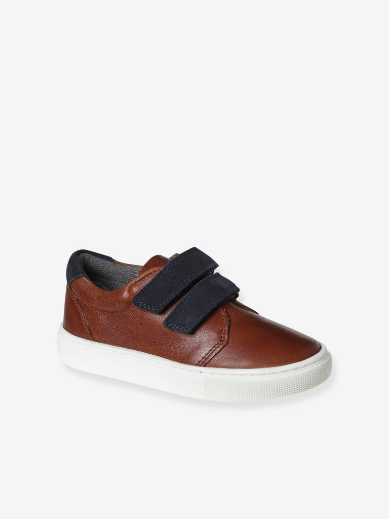 baskets derbies scratchees cuir enfant