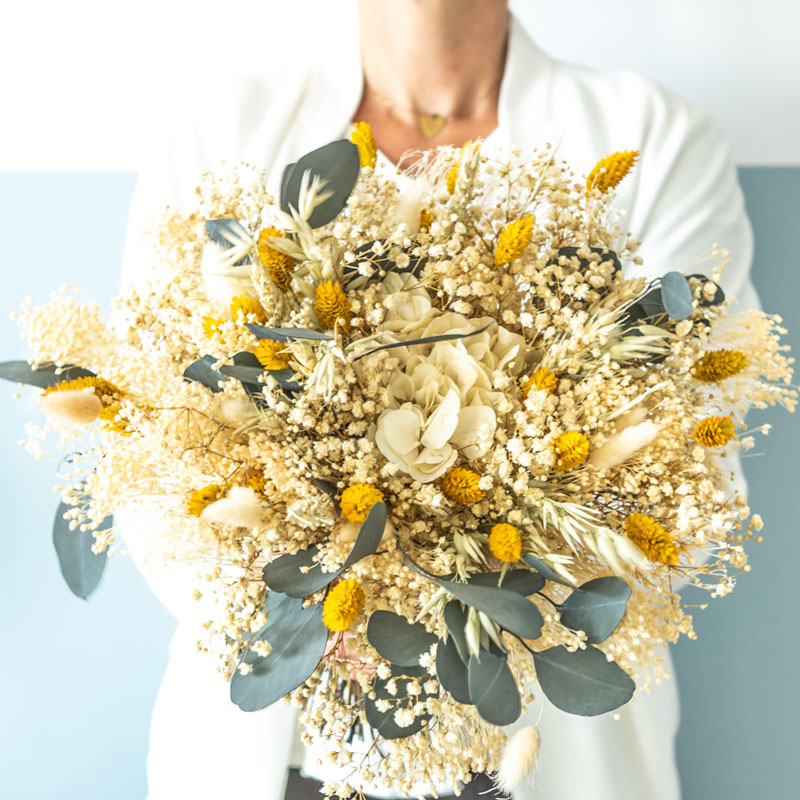 bouquet de fleurs sechees georgette