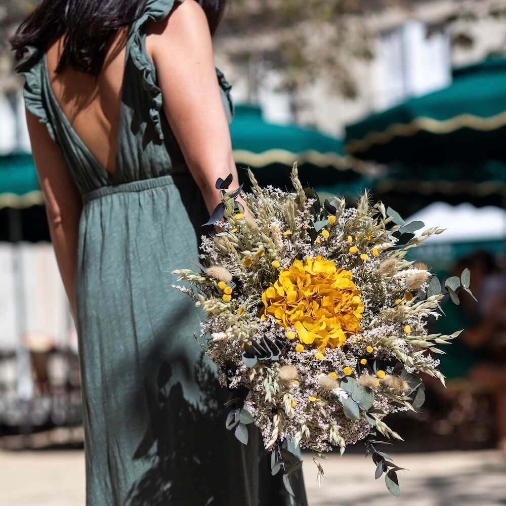 bouquet flowrette fleurs sechees eternelles x