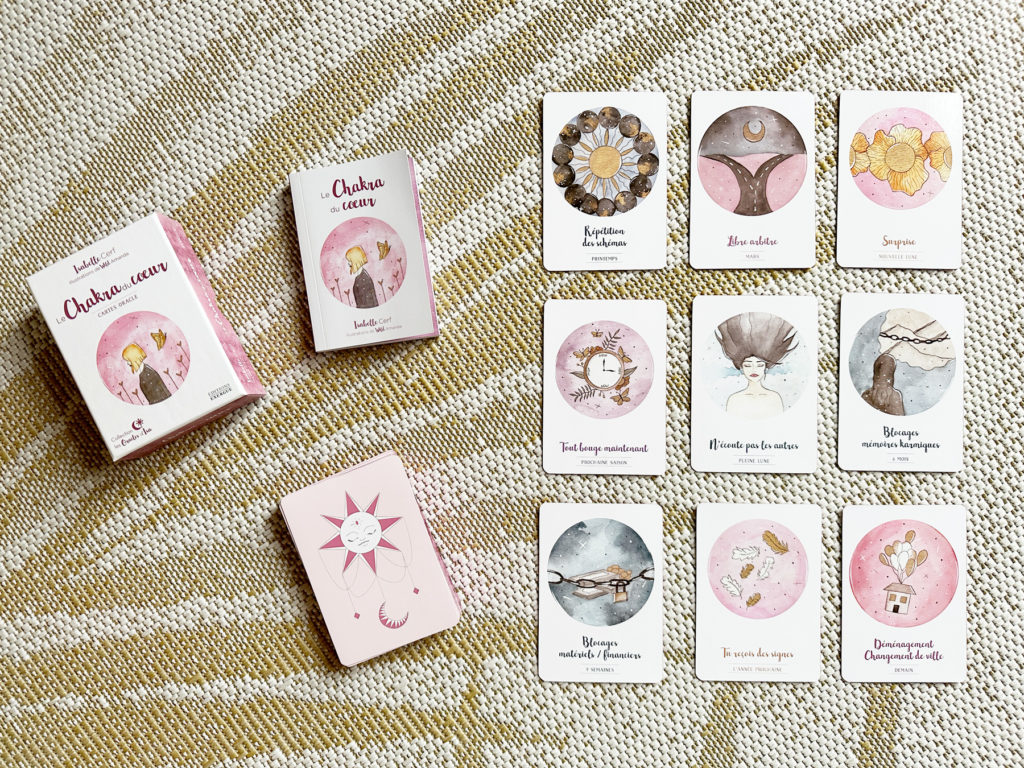 cartes oracles idee cadeau chakra coeur