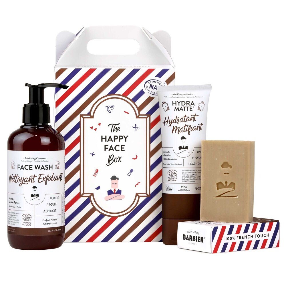 coffret homme beaute visage monsieur barbier