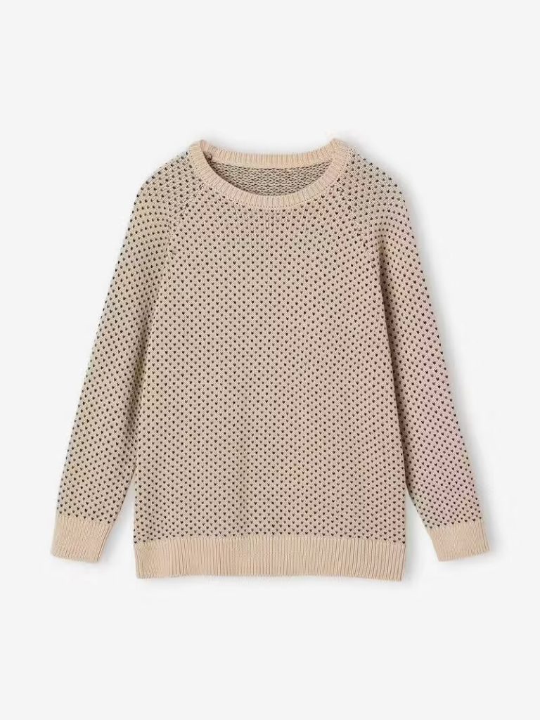 pull maille fantaisie garcon