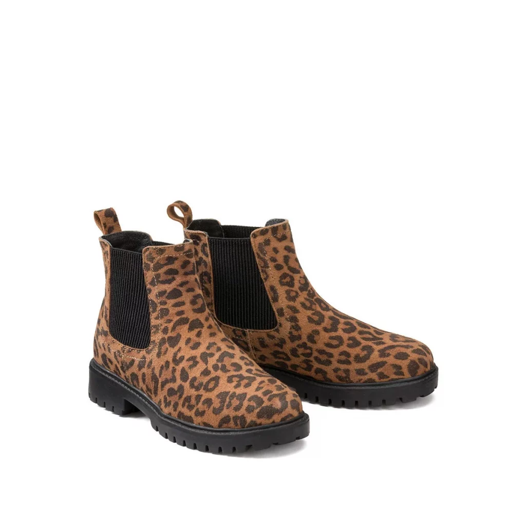 bottines leopard