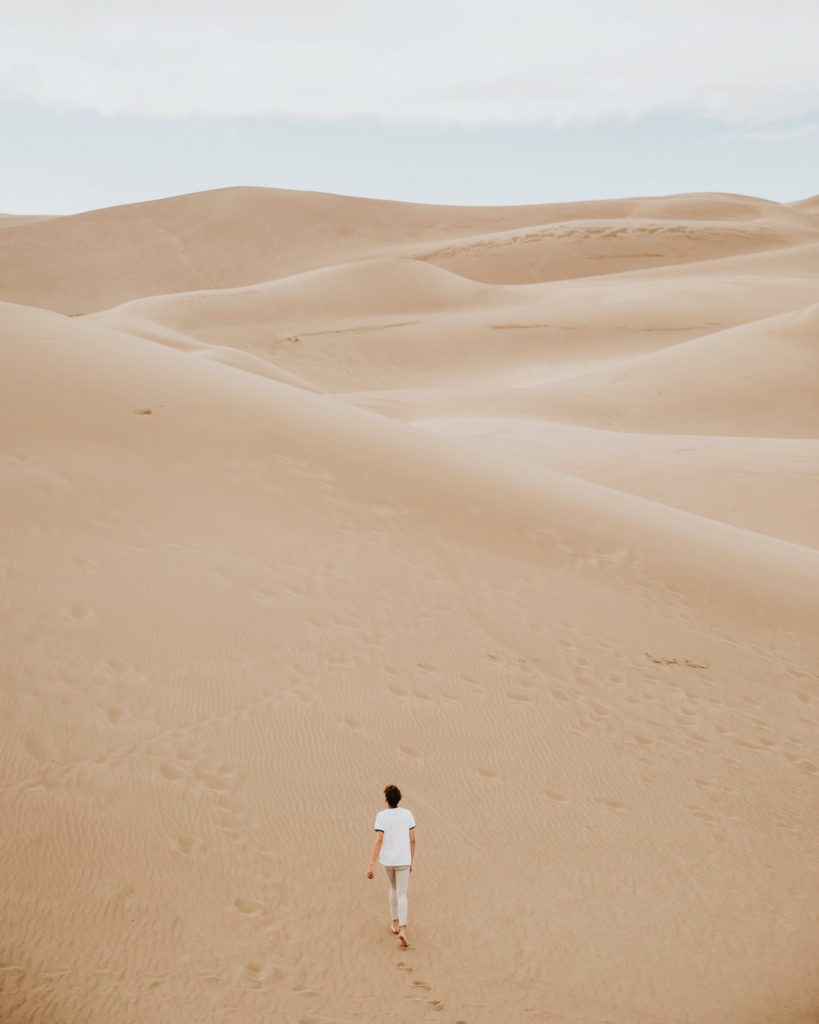 traversee du desert solitude