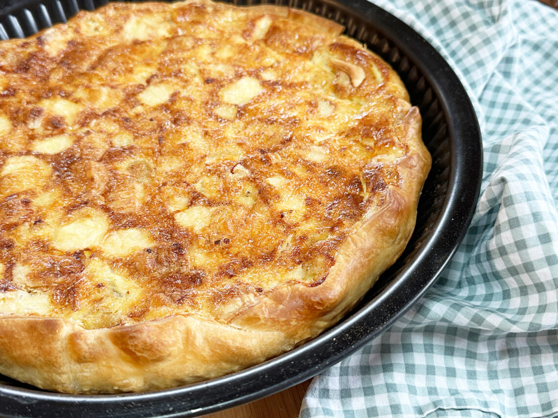 tarte oignons raclette