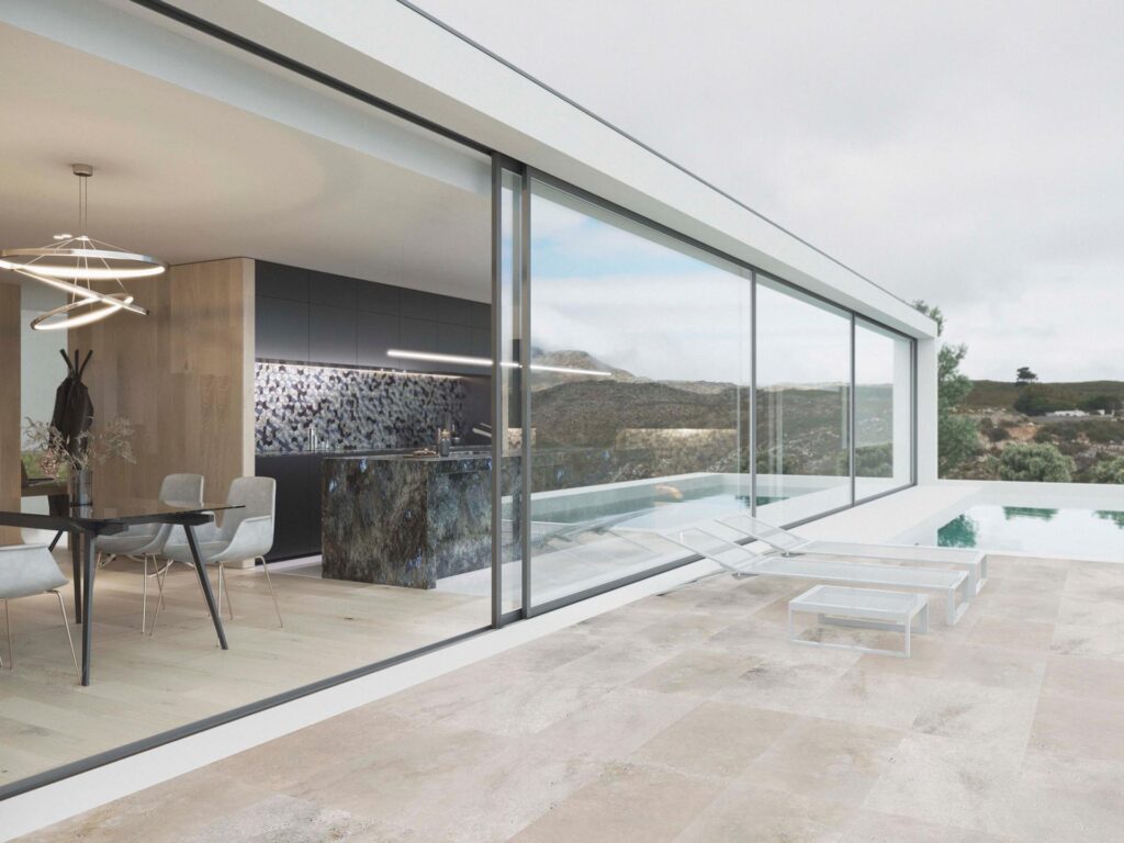 carrelage travertin