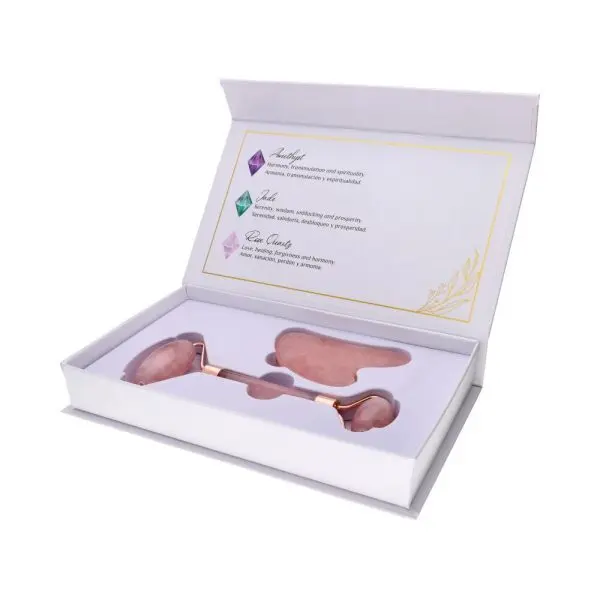 coffret rouleau quartz gua sha