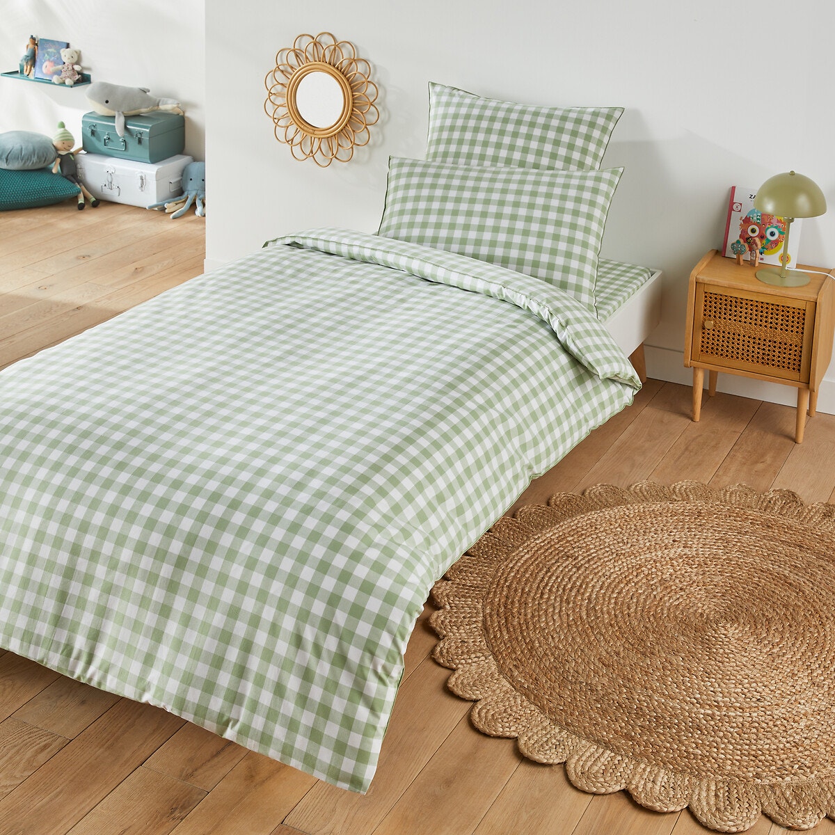 Une déco de printemps avec le charme intemporel du vichy