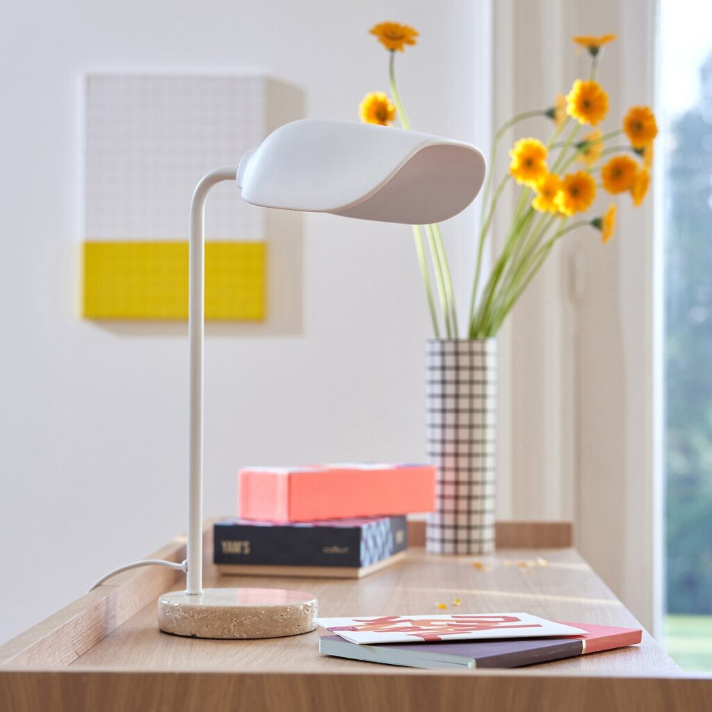 lampe travertin ceramique