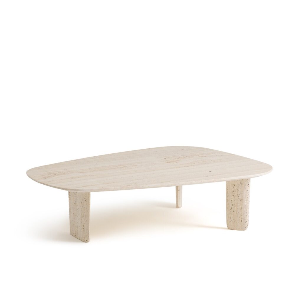 table basse travertin