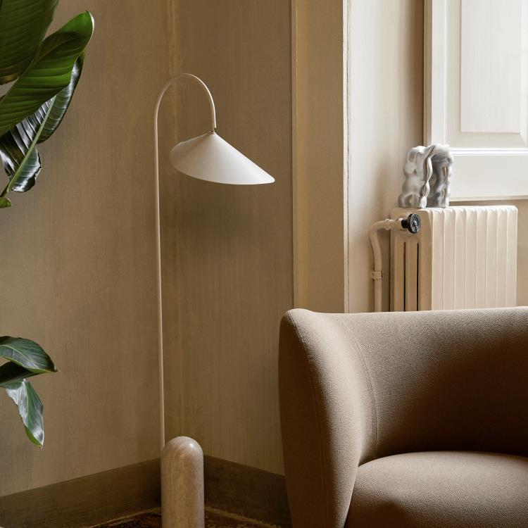 travertin lampadaire
