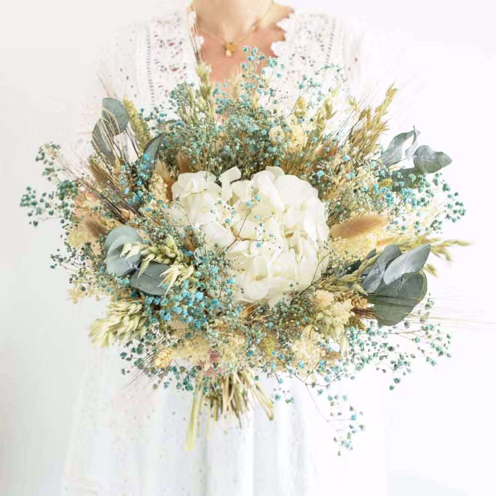 bouquet de fleurs sechees s clemence