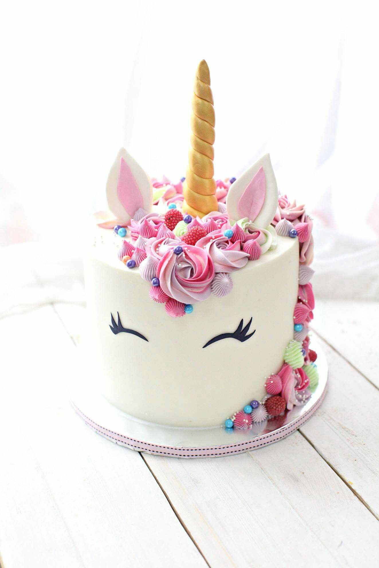 gateau licorne anniversaire fille