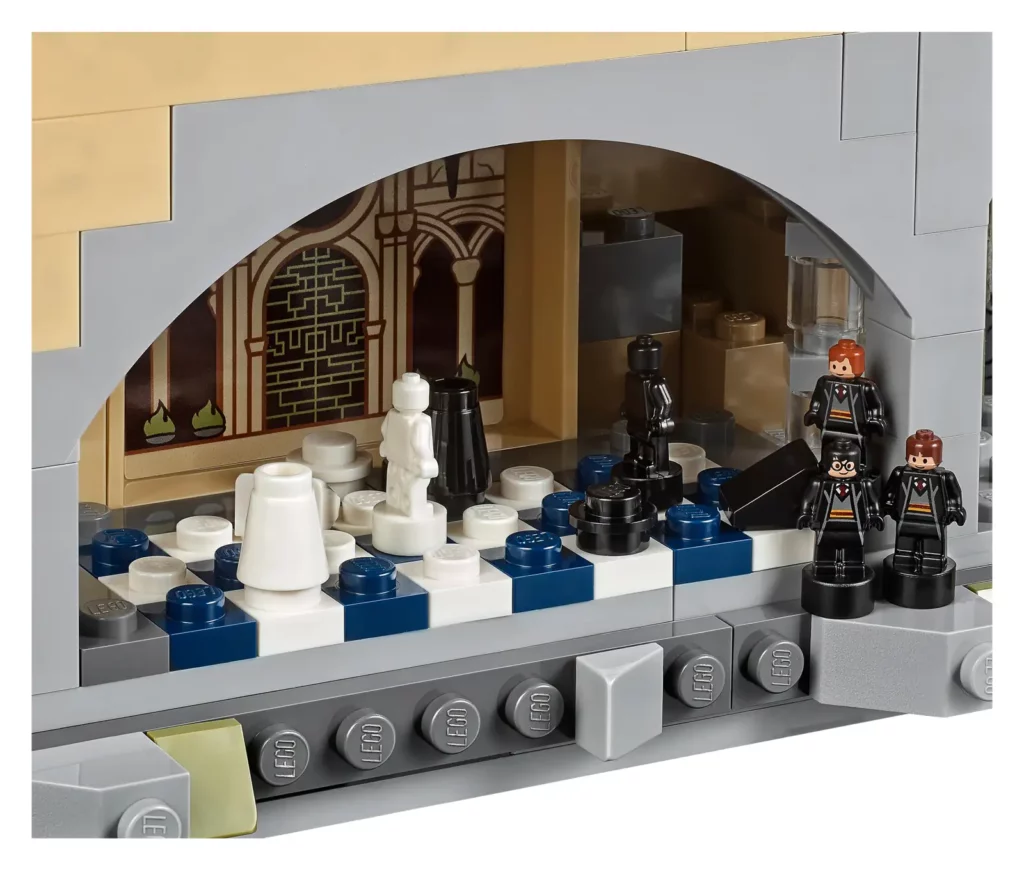 lego harry potter chateau poudlard salle echiquier