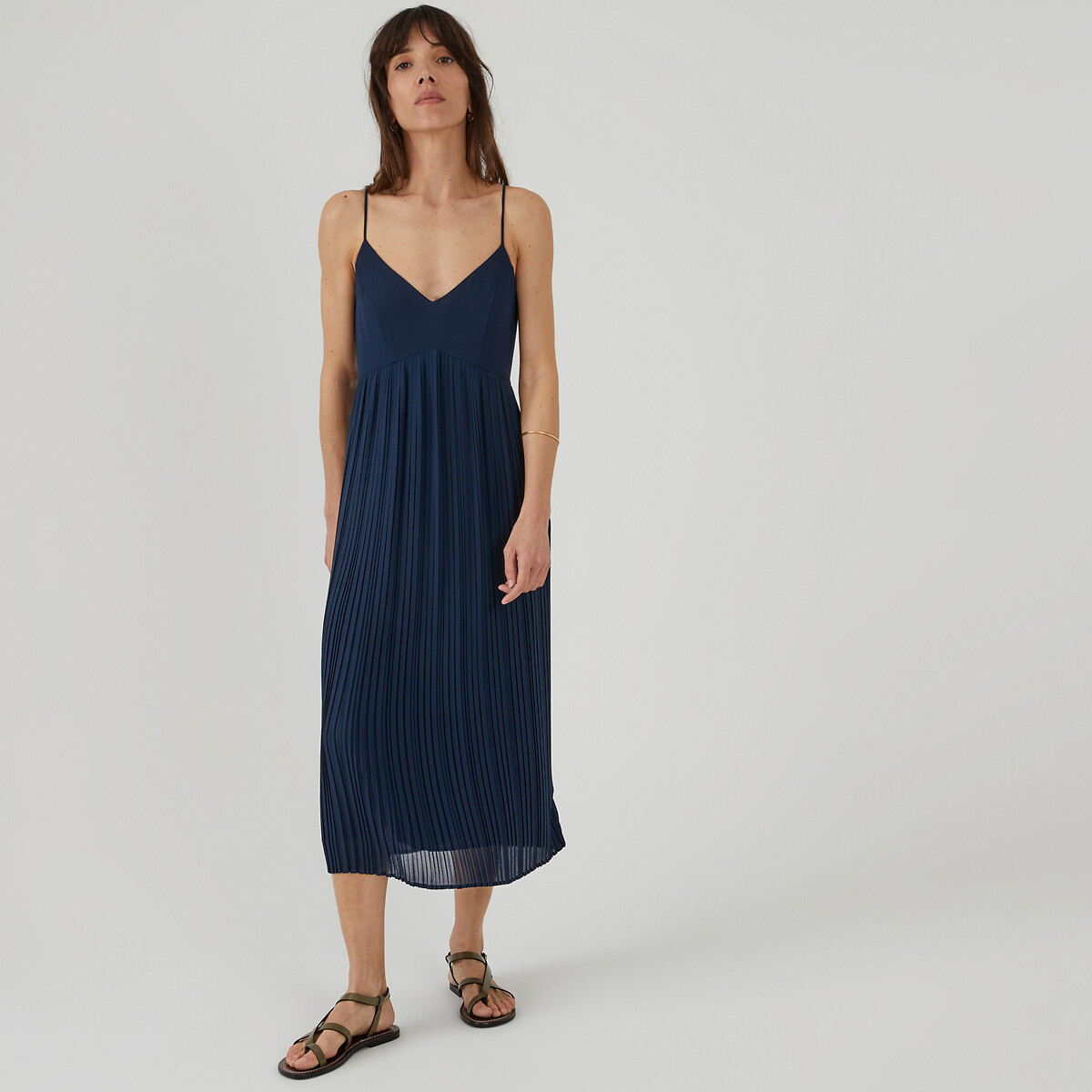 robe bleue femme